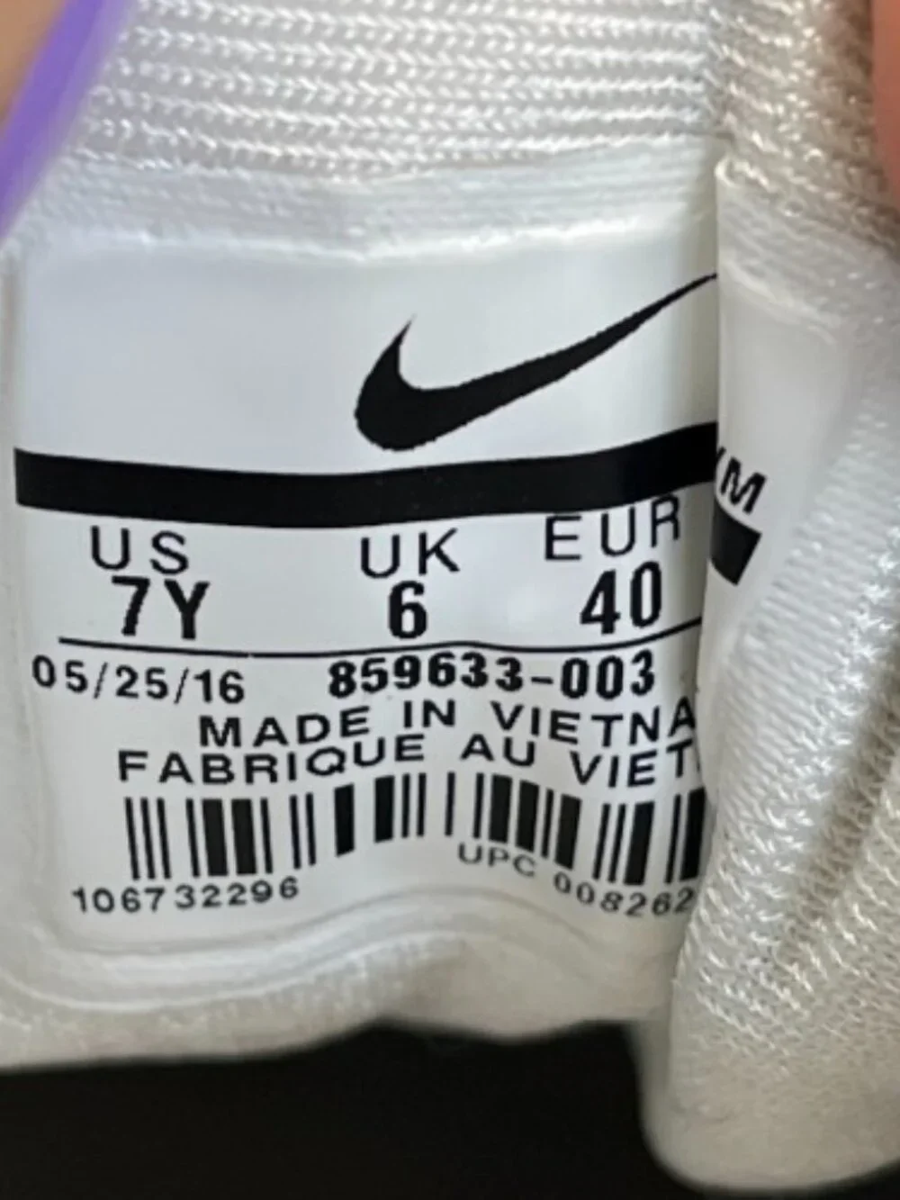 Nike Air Max 90 SE Boys Size 7Y Silver White Casual Leather Shoes Sneakers‎